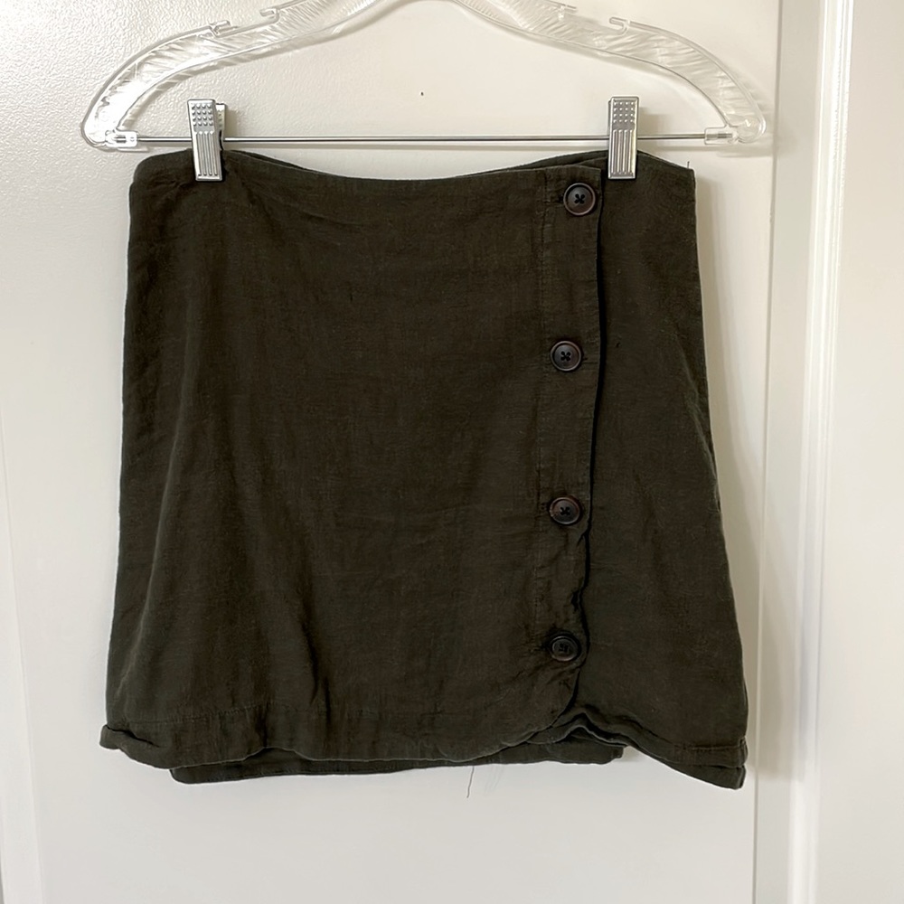 Linen urban outfitters skirt